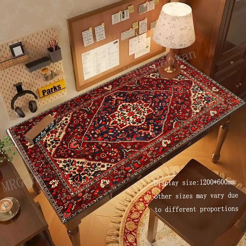 Retro Gaming Keyboard And Mouse - A huge Persian carpet, a mysterious