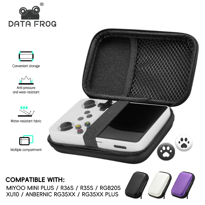 Retro Gaming Download - Data Frog for R36S Case Retro