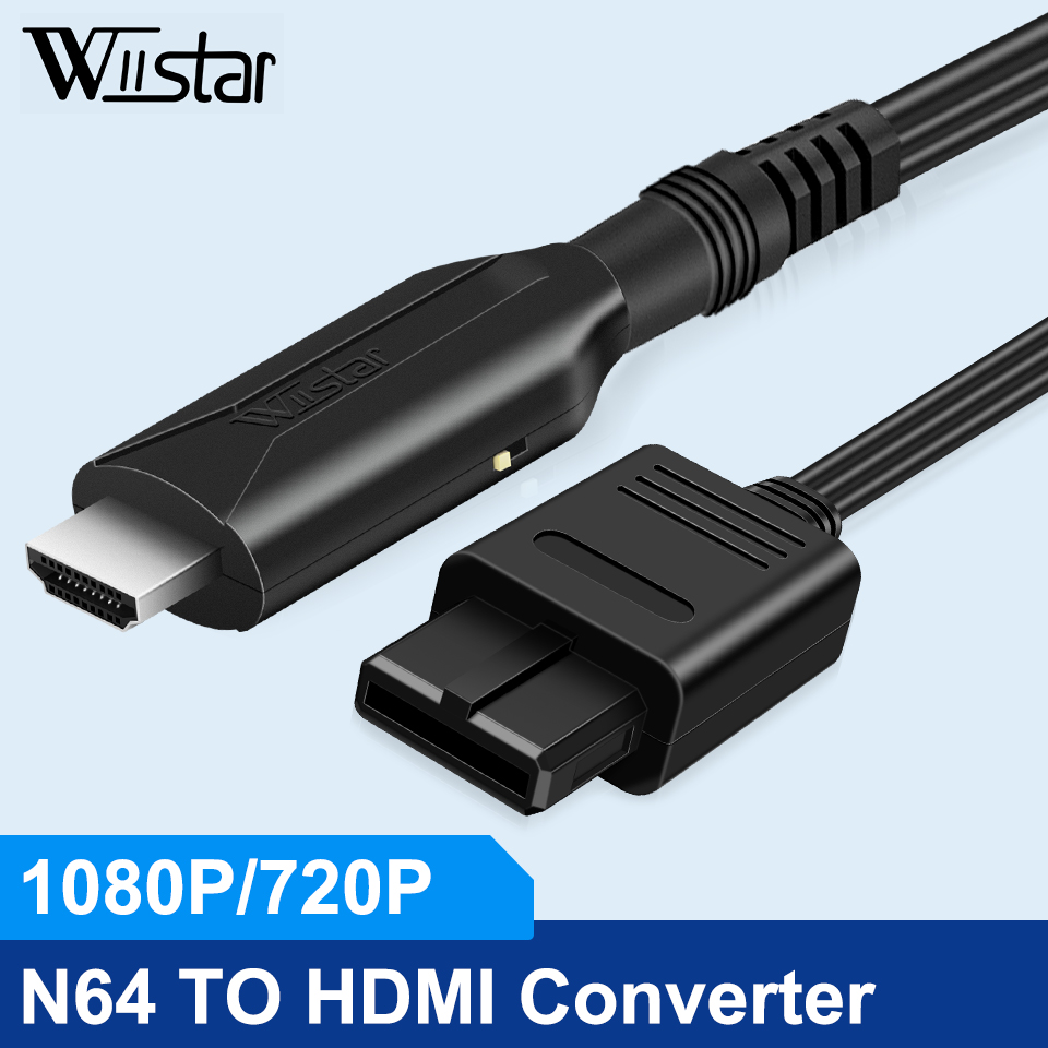 Retro Gaming Cable - N64 to HDMI-compatible cable Converter Adapter,for
