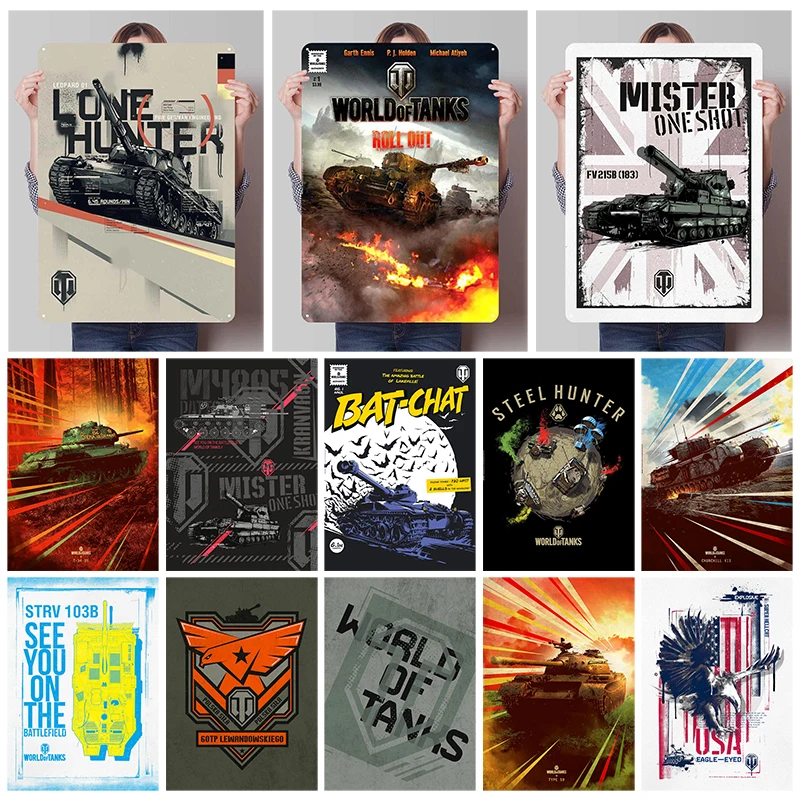 World Of Retro Gaming - World of Tanks Posters Classic Game
