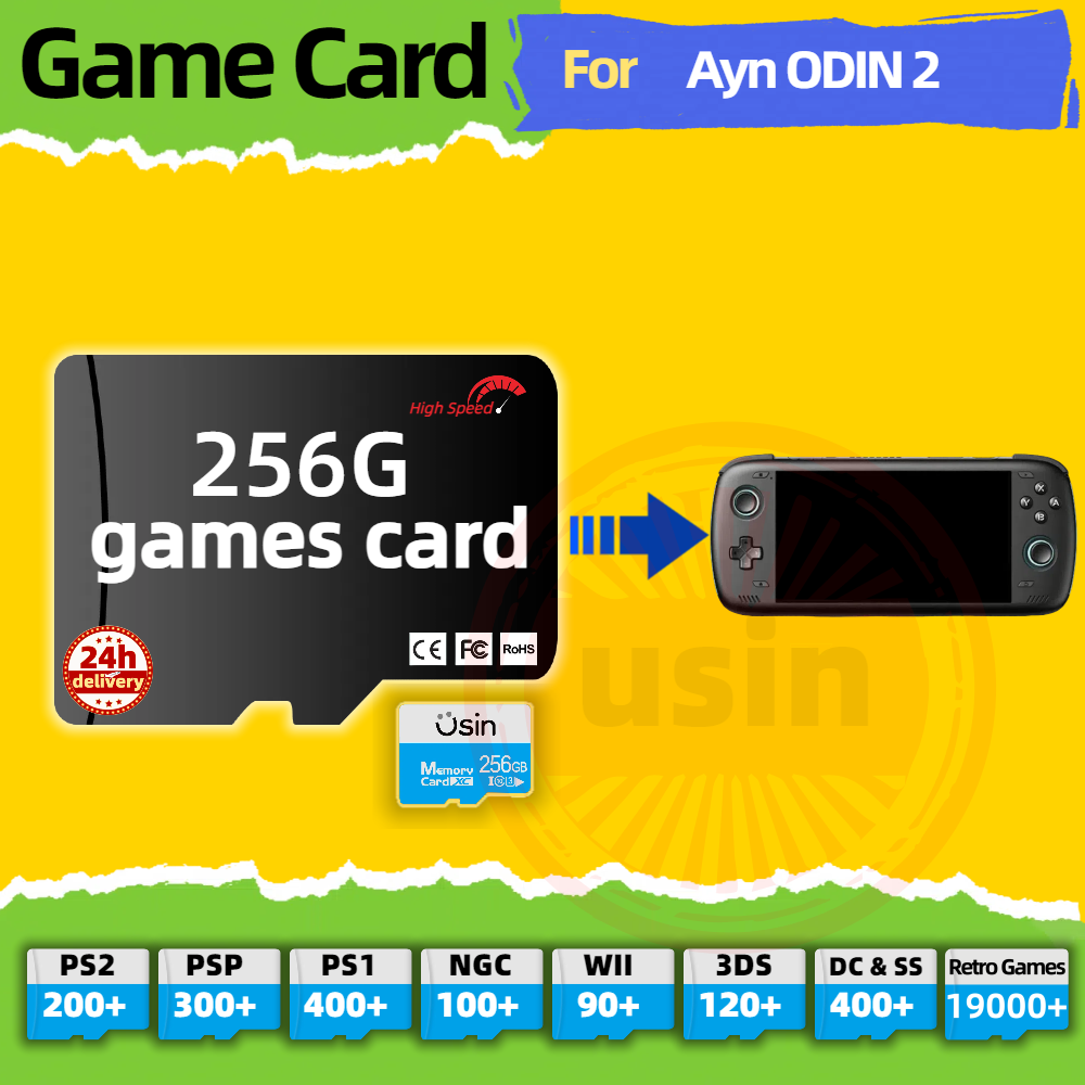 Retro Gaming Download - Game Card For Ayn Odin 2