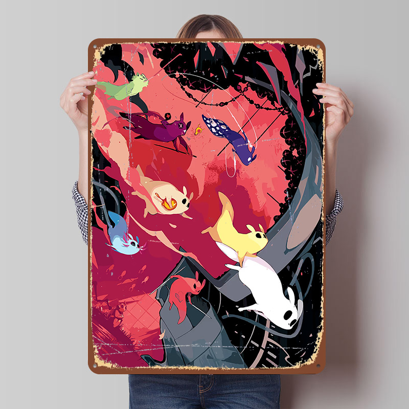 World Of Retro Gaming - Rain World Metal Poster Customized Wall