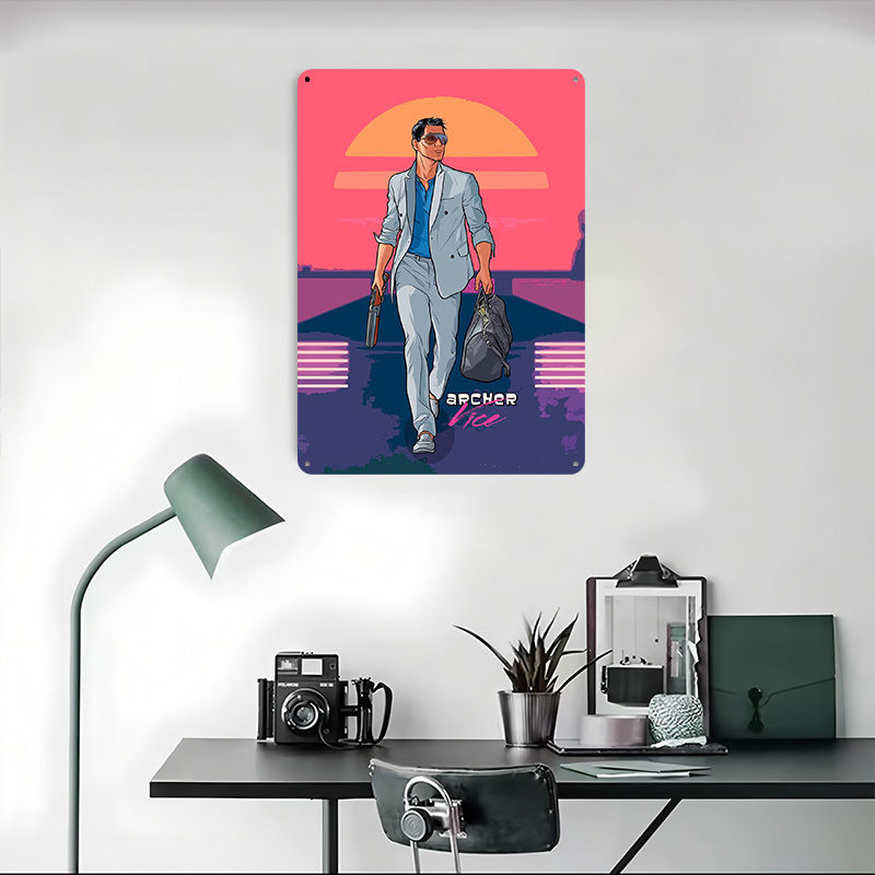 Archer Old Vibes Tinplate Post - đánh giá và giá Retro Gaming Vibe