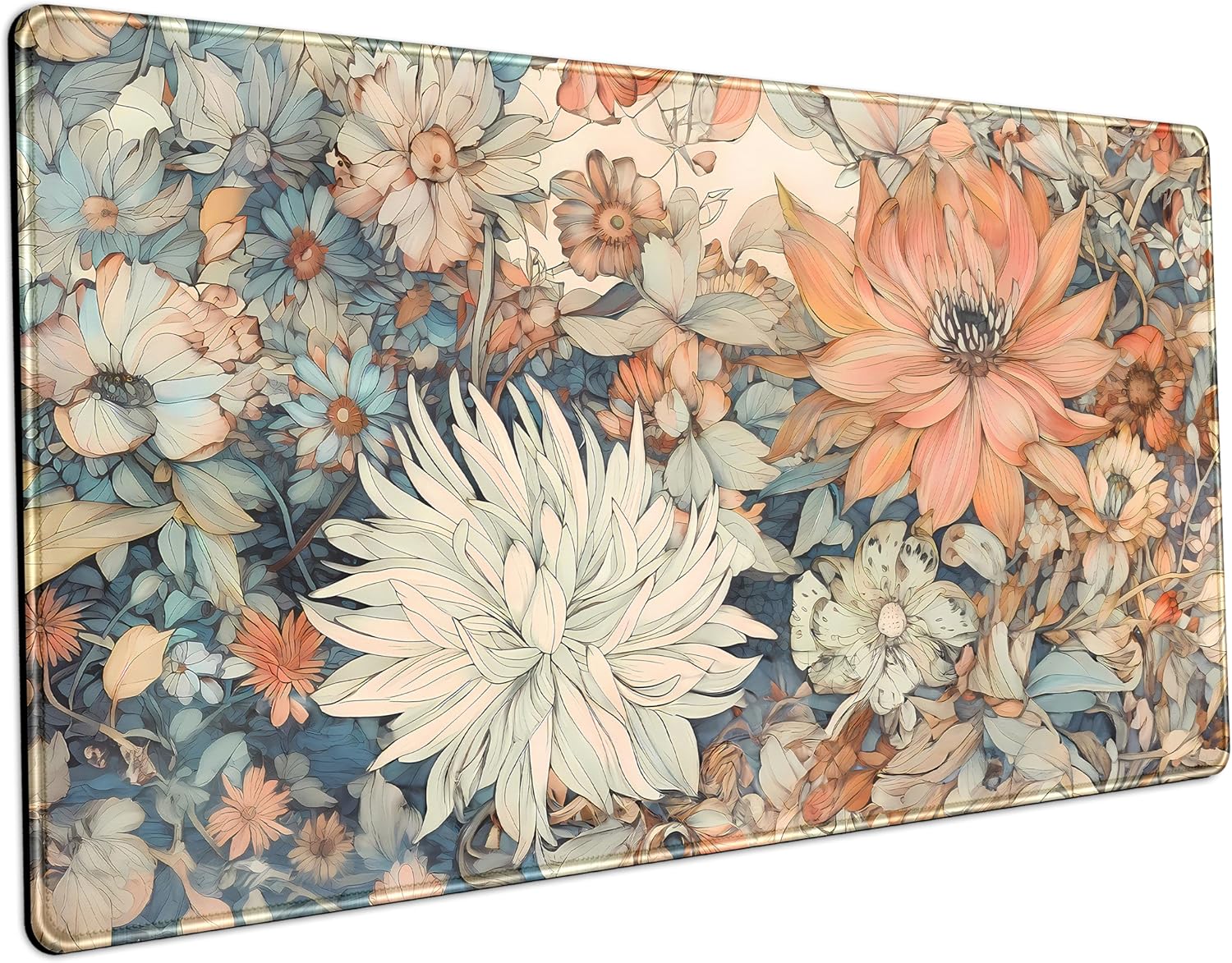 Retro Japanese Floral Desk Mat - đánh giá và giá Retro Gaming Keyboard And Mouse