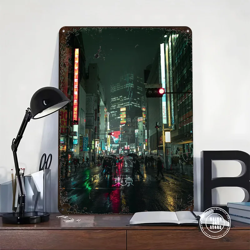 Shibuya Rainy Vibe Printed Pos - đánh giá và giá Retro Gaming Vibe