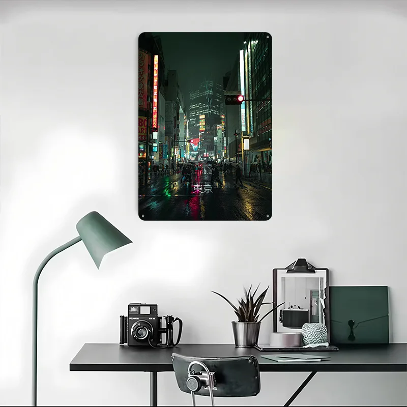 Shibuya Rainy Vibe Printed Pos - đánh giá và giá Retro Gaming Vibe