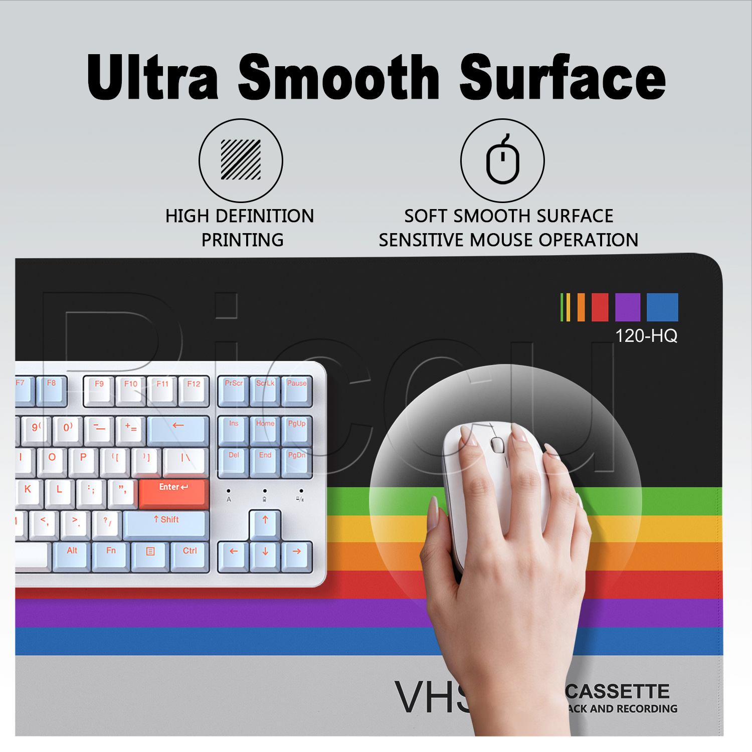Retro VHS Style Mouse Pad Xxl  - đánh giá và giá Retro Gaming Keyboard And Mouse