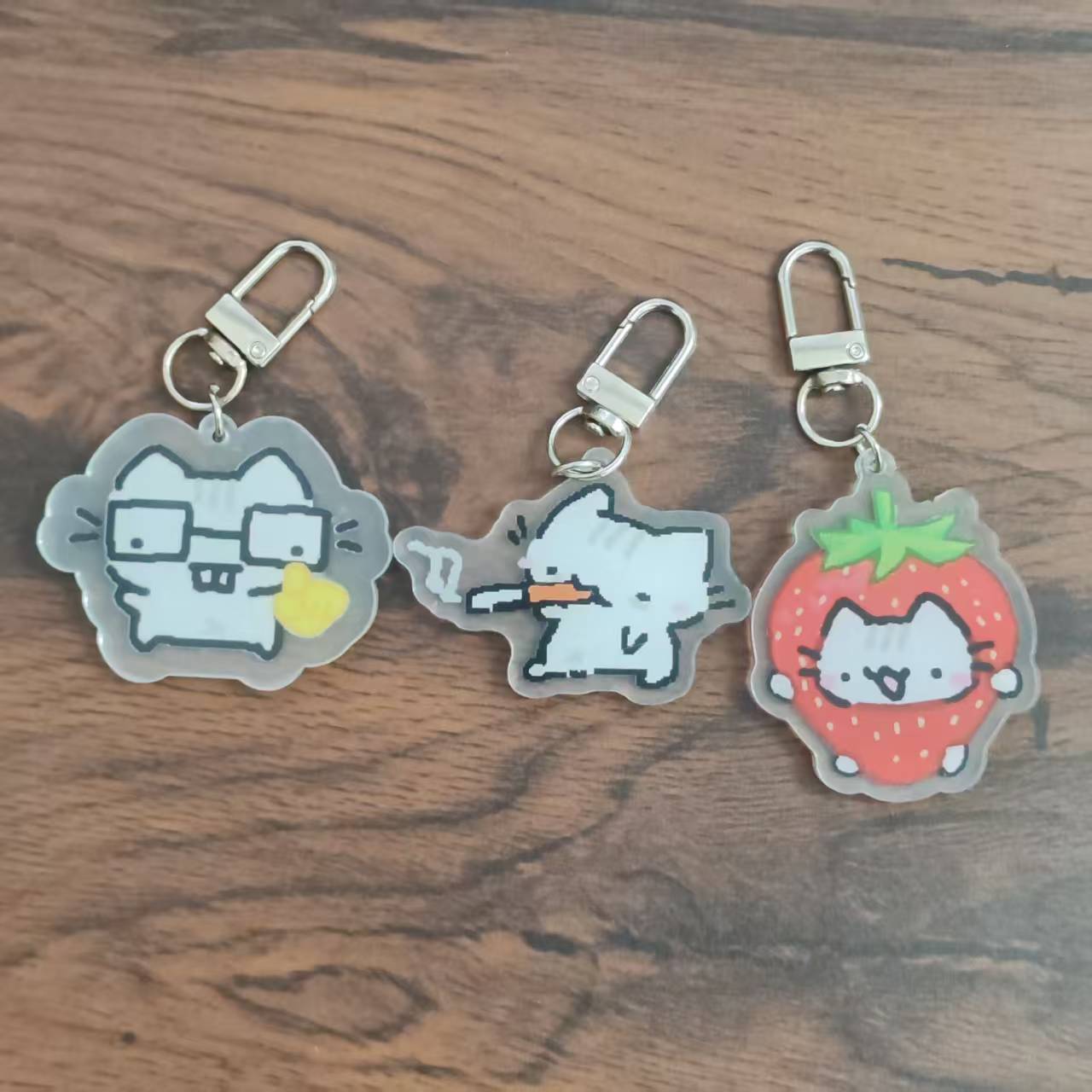 2d Flat Pixel Cat Keychain - G - đánh giá và giá Retro Gaming Vibe