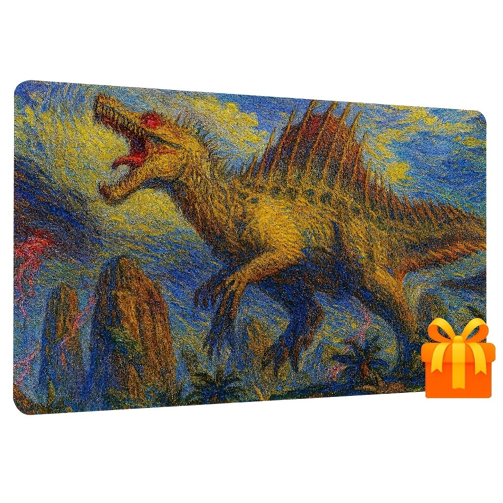 Retro Spinosaurus MTG Playmat  - đánh giá và giá Retro Gaming Keyboard And Mouse