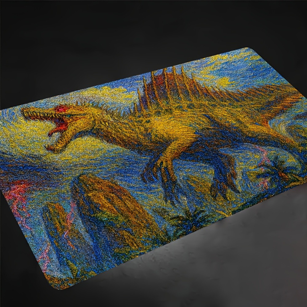 Retro Spinosaurus MTG Playmat  - đánh giá và giá Retro Gaming Keyboard And Mouse